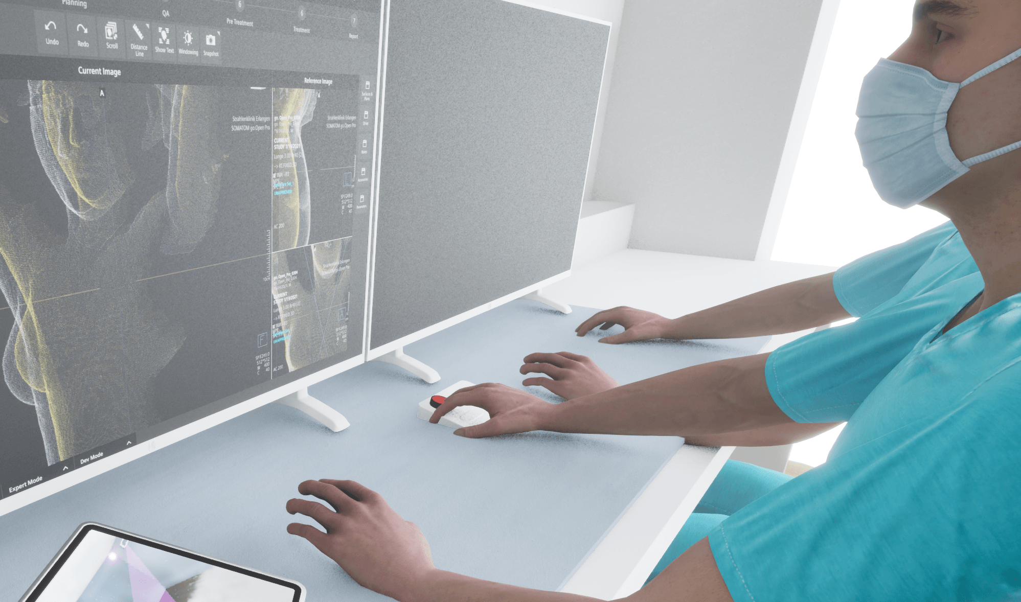 OncoVerse VR prototype view